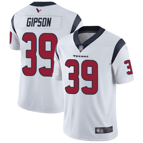 Houston Texans Limited White Men Tashaun Gipson Road Jersey NFL Football 39 Vapor Untouchable